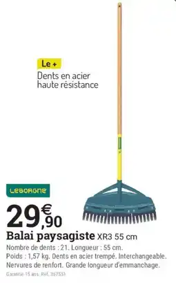 Espace emeraude LEBORGNE Balai paysagiste offre