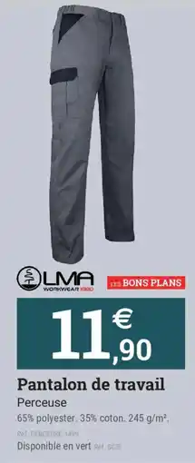 Espace emeraude LMA Pantalon de travail offre
