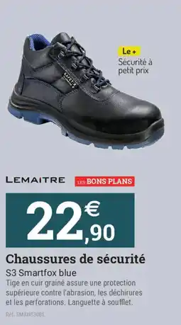 Espace emeraude Smartfox blue Chaussures de sécurité offre