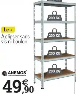 Espace emeraude ANEMOS Étagère offre
