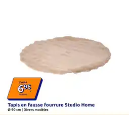 Action Studio Home Tapis en fausse fourrure offre