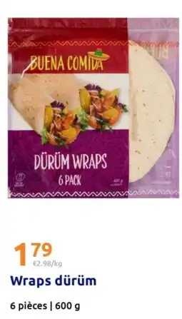 Action BUENA COMIDA Dürüm Wraps offre