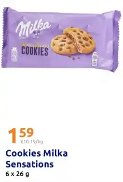 Action Milka Cookies Sensations offre