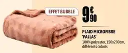 L'incroyable PALLAS Plaid microfibre offre