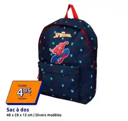 Action SPIDER-MAN Sac à dos offre