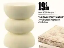L'incroyable Janelle table d'appoint offre
