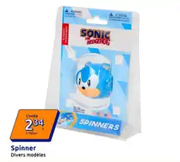 Action Sonic the Hedgehog Spinner offre