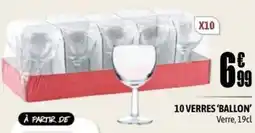 L'incroyable Verres 'ballon' offre