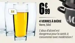 L'incroyable 4 verres à bière offre