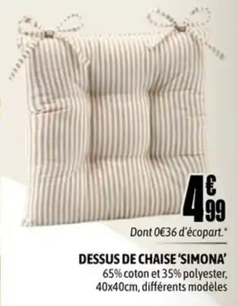 Simona dessus de chaise