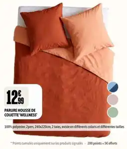 L'incroyable PARURE Housse de couette 'WELLNESS' offre