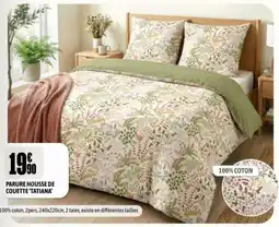 L'incroyable PARURE HOUSSE DE COUETTE 'TATIANA' offre