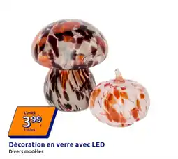 Action Décoration en verre avec LED offre