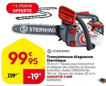 STERWINS Tronçonneuse élagueuse thermique