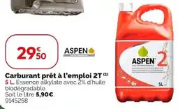 Weldom ASPEN Carburant prêt à l'emploi 2T offre