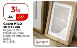 Weldom MILO Cadre offre