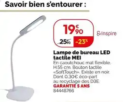 Weldom MEI Lampe de bureau LED tactile offre