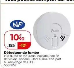 Weldom Kidde Détecteur de fumée offre