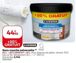 Weldom LUXENS Sous-couche universelle offre