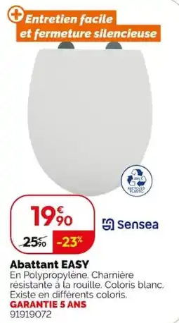 Weldom Sensea Abattant EASY offre