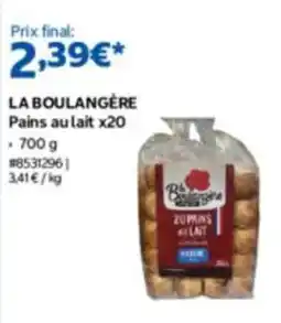 Costco LA BOULANGÈRE Pains au lait offre