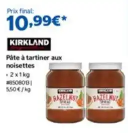 Costco KIRKLAND Pâte à tartiner aux noisettes offre