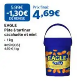 Costco EAGLE Pâte à tartiner cacahuète et miel offre