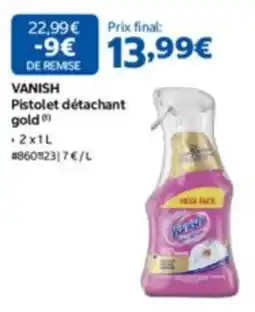 Costco VANISH Pistolet détachant gold offre