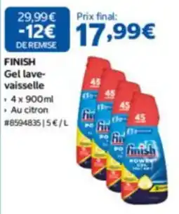 Costco FINISH Gel lave-vaisselle offre