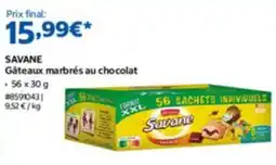 Costco Savane Gâteaux marbrés au chocolat offre
