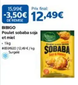 Costco BIBIGO Poulet sobaba soja et miel offre
