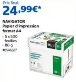Costco NAVIGATOR Papier d'impression offre