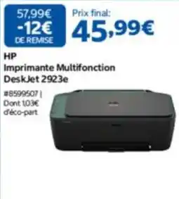 Costco HP Imprimante Multifonction DeskJet 2923e offre
