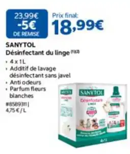 Costco SANYTOL Désinfectant du linge offre