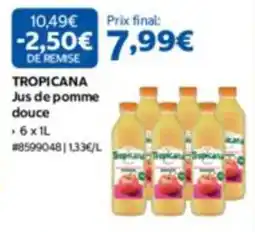 Costco TROPICANA Jus de pomme douce offre