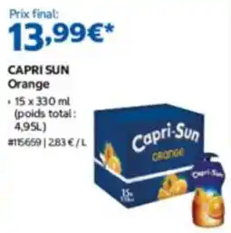 Costco CAPRI SUN Orange offre