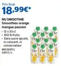 Costco NU SMOOTHIE offre