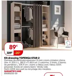Weldom Kit dressing topenga star 2 offre