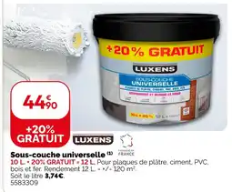 Weldom Luxens sous-couche universelle offre