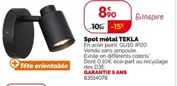 Weldom Inspire spot métal tekla offre