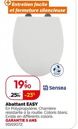 Weldom Sensea abattant easy offre