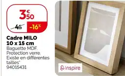 Weldom Inspire cadre milo 10 x 15 cm offre