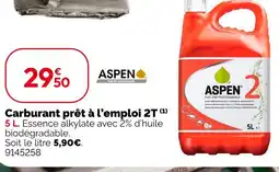 Weldom Aspen carburant prêt à l'emploi 2t offre