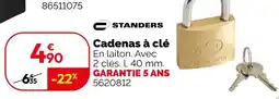Weldom Standers cadenas à clé offre