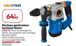 Weldom Dexter marteau perforateur burineur filaire offre