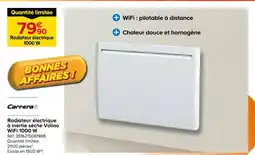 Castorama Carrera radiateur électrique à inertie sèche volino wifi 1000 w offre