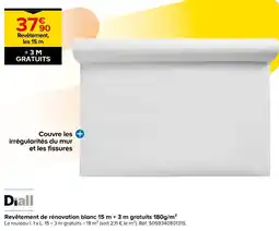 Castorama Diall revêtement de rénovation blanc offre