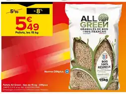 Castorama All green pellets- sac de 15 kg - dinplus offre