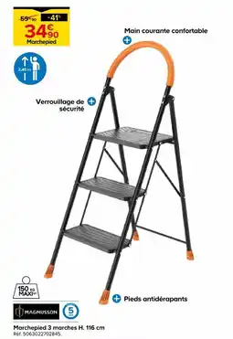 Castorama Magnusson marchepied 3 marches offre