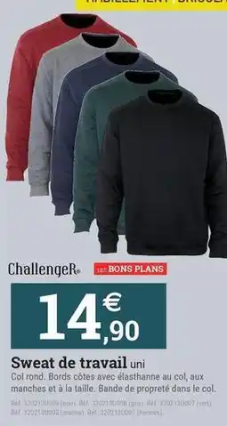 Espace emeraude Hermès - sweat de travail uni offre
